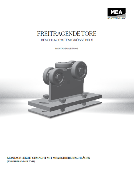 Freitragende Tore Größe Nr. 5